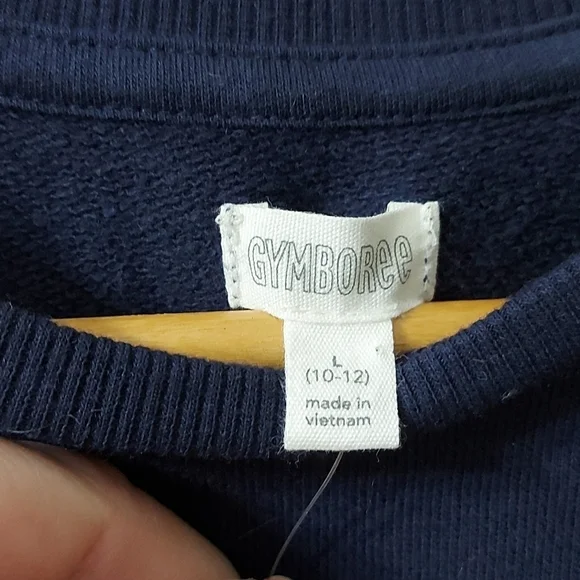 NWT Gymboree Pom Pom Sweater, Navy,  Size Large (10-12) - Picture 5 of 6